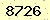 請輸入此驗證碼 : 8726