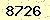 請輸入此驗證碼 : 8726