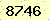 請輸入此驗證碼 : 8746