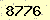 請輸入此驗證碼 : 8776