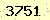 請輸入此驗證碼 : 3751