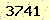 請輸入此驗證碼 : 3741