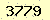 請輸入此驗證碼 : 3779