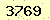 請輸入此驗證碼 : 3769