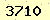 請輸入此驗證碼 : 3710