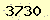 請輸入此驗證碼 : 3730