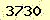 請輸入此驗證碼 : 3730