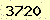 請輸入此驗證碼 : 3720