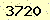 請輸入此驗證碼 : 3720