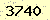 請輸入此驗證碼 : 3740