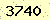 請輸入此驗證碼 : 3740