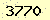 請輸入此驗證碼 : 3770
