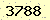 請輸入此驗證碼 : 3788