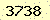 請輸入此驗證碼 : 3738
