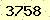請輸入此驗證碼 : 3758