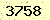 請輸入此驗證碼 : 3758