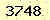 請輸入此驗證碼 : 3748