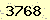 請輸入此驗證碼 : 3768