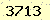請輸入此驗證碼 : 3713