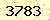 請輸入此驗證碼 : 3783