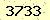 請輸入此驗證碼 : 3733