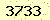 請輸入此驗證碼 : 3733