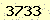請輸入此驗證碼 : 3733