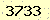 請輸入此驗證碼 : 3733