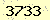 請輸入此驗證碼 : 3733