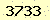 請輸入此驗證碼 : 3733