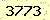 請輸入此驗證碼 : 3773
