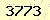 請輸入此驗證碼 : 3773