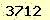 請輸入此驗證碼 : 3712
