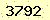 請輸入此驗證碼 : 3792