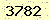 請輸入此驗證碼 : 3782
