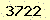 請輸入此驗證碼 : 3722