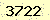 請輸入此驗證碼 : 3722