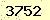 請輸入此驗證碼 : 3752