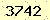 請輸入此驗證碼 : 3742