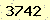請輸入此驗證碼 : 3742