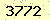 請輸入此驗證碼 : 3772