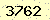 請輸入此驗證碼 : 3762