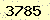 請輸入此驗證碼 : 3785