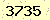 請輸入此驗證碼 : 3735