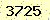請輸入此驗證碼 : 3725