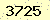 請輸入此驗證碼 : 3725