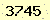 請輸入此驗證碼 : 3745