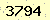 請輸入此驗證碼 : 3794