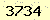 請輸入此驗證碼 : 3734