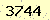 請輸入此驗證碼 : 3744